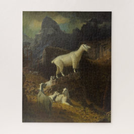 Albert Bierstadt Rocky Mountain Goats Jigzaag Puzz Legpuzzel