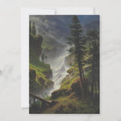 Albert Bierstadt - Rocky Mountain Waterfall Kaart (Voorkant)