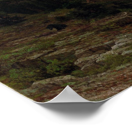 Albert Bierstadt Rocky Mountains, Lander's Peak Poster (Hoek)