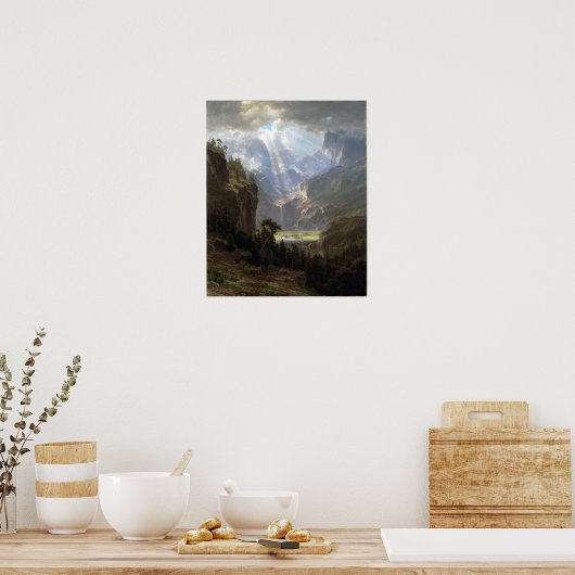 Albert Bierstadt Rocky Mountains, Lander's Peak Poster (Keuken)