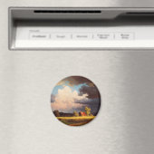 Albert Bierstadt schilderij, Beiers landschap Magneet (Insitu (Vaatwasser))