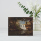 Albert Bierstadt Schilderij Bos Waterval Destiny Briefkaart (Staand voorkant)