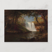 Albert Bierstadt Schilderij Bos Waterval Destiny Briefkaart (Voorkant)