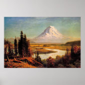 Albert Bierstadt-schilderij, Mount Rainier, Poster (Voorkant)