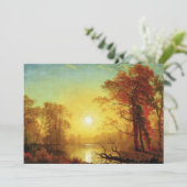 Albert Bierstadt schilderij, Sunrise Kaart (Staand voorkant)