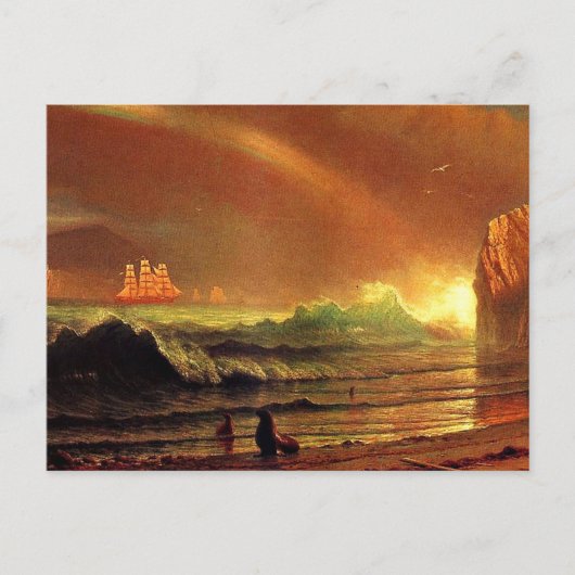 Albert Bierstadt schilderij, The Golden Gate, Briefkaart (Voorkant)