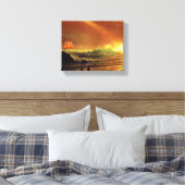 Albert Bierstadt schilderij, The Golden Gate, Canvas Afdruk (Insitu (Slaapkamer))