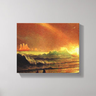 Albert Bierstadt schilderij, The Golden Gate, Canvas Afdruk