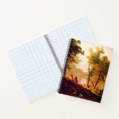 Albert Bierstadt-schilderij, The Wolf River Kansas Notitieboek (Binnen)