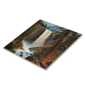 Albert Bierstadt schilderij, Vernal Herfsten Tegeltje (Zijkant)