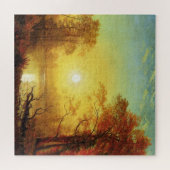 Albert Bierstadt-schilderij, Zonsopgang, Legpuzzel (Horizontaal)