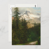 Albert Bierstadt schildert sneeuw in het hoge land Briefkaart (Voorkant / Achterkant)