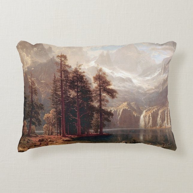 Albert Bierstadt Sierra Nevada, 1871 Accent Kussen (Voorkant)