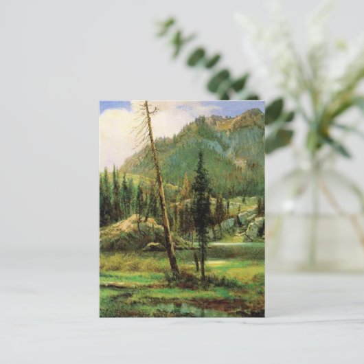 Albert Bierstadt - Sierra Nevada-bergen, Briefkaart (Staand voorkant)