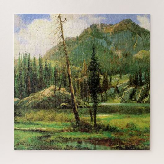 Albert Bierstadt - Sierra Nevada-bergen, Legpuzzel (Verticaal)