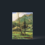 Albert Bierstadt - Sierra Nevada Mountains, Briefkaart<br><div class="desc">Sierra Nevada Mountains, beautiful painting by Albert Bierstadt.</div>