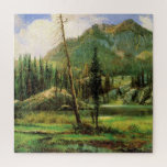 Albert Bierstadt - Sierra Nevada Mountains, Legpuzzel<br><div class="desc">Sierra Nevada Mountains, beautiful painting by Albert Bierstadt.</div>