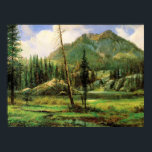 Albert Bierstadt - Sierra Nevada Mountains, Poster<br><div class="desc">Sierra Nevada Mountains,  beautiful painting by Albert Bierstadt.</div>