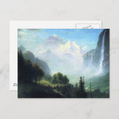 Albert Bierstadt staubbach-herfsten nabij lauterbr Briefkaart (Voorkant / Achterkant)
