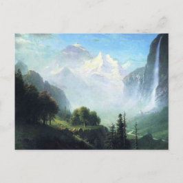 Albert Bierstadt staubbach-herfsten nabij lauterbr Briefkaart