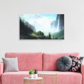 Albert Bierstadt staubbach-herfsten nabij lauterbr Canvas Afdruk (Insitu (Woonkamer))