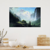 Albert Bierstadt staubbach-herfsten nabij lauterbr Poster (Keuken)