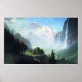 Albert Bierstadt staubbach-herfsten nabij lauterbr Poster (Voorkant)