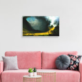 Albert Bierstadt Storm in de bergen Canvas Afdruk (Insitu (Woonkamer))