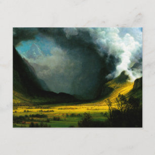 Albert Bierstadt Storm in de "Berleense uitnodigin Kaart