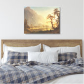 Albert Bierstadt Sunrise Yosemite Valley Schilderi Canvas Afdruk (Insitu (Slaapkamer))