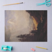 Albert Bierstadt "The Matterhorn" 1850 ontkoppelin Tissuepapier (Craft)