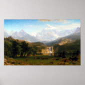 Albert Bierstadt The Rocky Mountains, Lander's erw Poster (Voorkant)