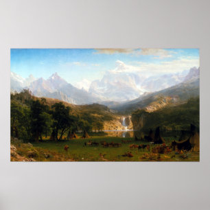 Albert Bierstadt The Rocky Mountains, Lander's erw Poster