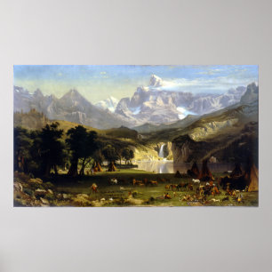 Albert Bierstadt The Rocky Mountains, Lander's erw Poster