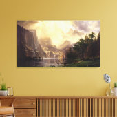 Albert Bierstadt tot de berggebieden van Sierra Ne Canvas Afdruk (Insitu (Woonkamer))
