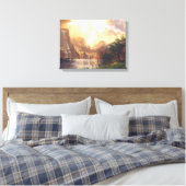 Albert Bierstadt tot Sierra Nevada Canvas Afdruk (Insitu (Slaapkamer))