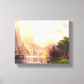 Albert Bierstadt tot Sierra Nevada Canvas Afdruk (Voorkant)