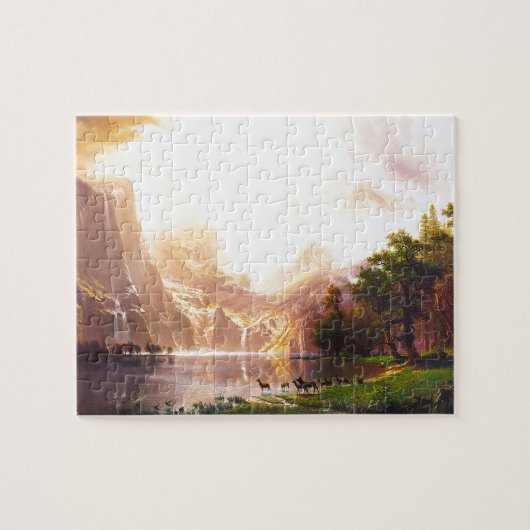 Albert Bierstadt tot Sierra Nevada Legpuzzel (Horizontaal)