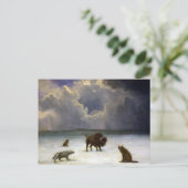 Albert Bierstadt Trapped Briefkaart (Staand voorkant)
