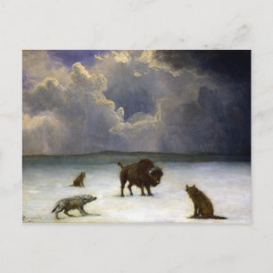 Albert Bierstadt Trapped Briefkaart