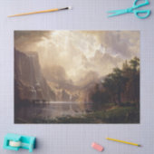 Albert Bierstadt "Tussen de Sierra Nevada" (1868) Tissuepapier (Craft)