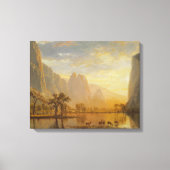 Albert Bierstadt - Valley of the Yosemite Canvas Afdruk (Voorkant)