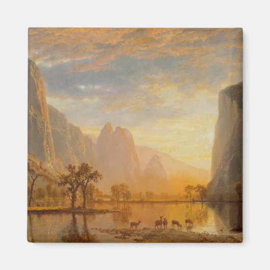Albert Bierstadt Valley of the Yosemite Magneet (Voorkant)