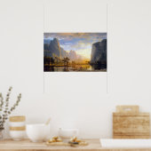 Albert Bierstadt Valley of the Yosemite Poster (Keuken)