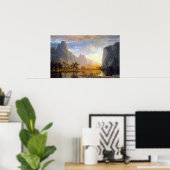 Albert Bierstadt Valley of the Yosemite Poster (Thuiskantoor)