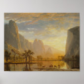 Albert Bierstadt - Valley of the Yosemite Poster (Voorkant)