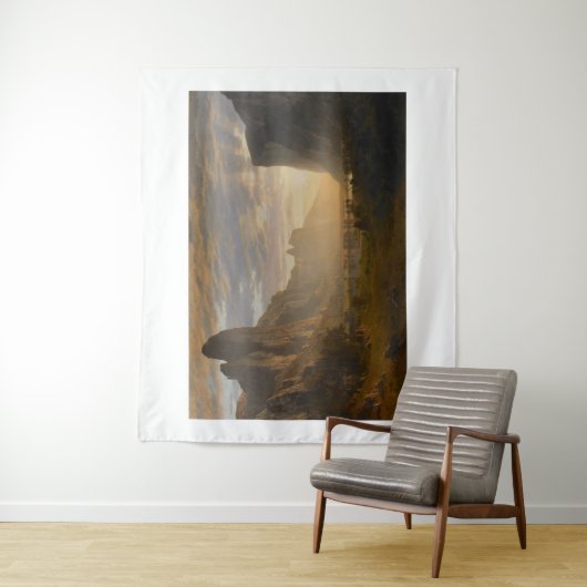 Albert Bierstadt Valley of the Yosemite Wandkleed (In situ)