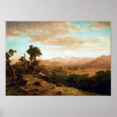 Albert Bierstadt Wind Land Poster (Voorkant)