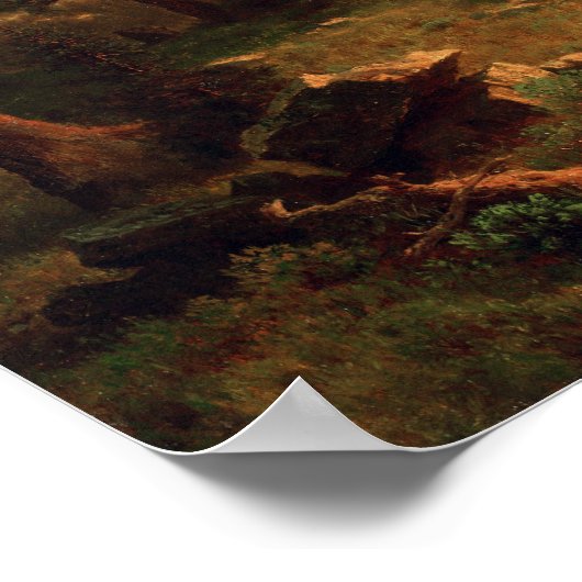 Albert Bierstadt Wind Land Poster (Hoek)