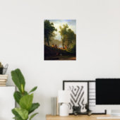 Albert Bierstadt-Wolf, Kansas Poster (Thuiskantoor)